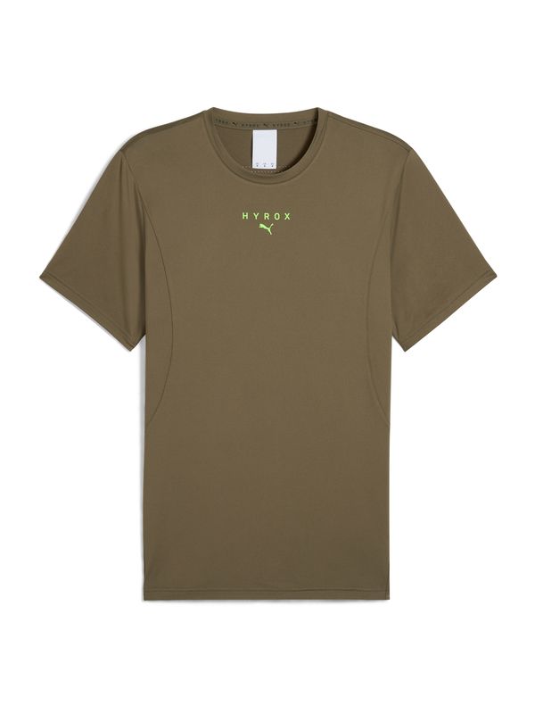PUMA PUMA Funkcionalna majica 'PUMA x HYROX CLOUDSPUN'  oliva / svetlo zelena