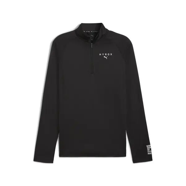 PUMA PUMA Funkcionalna majica 'Puma x Hyrox'  črna / bela
