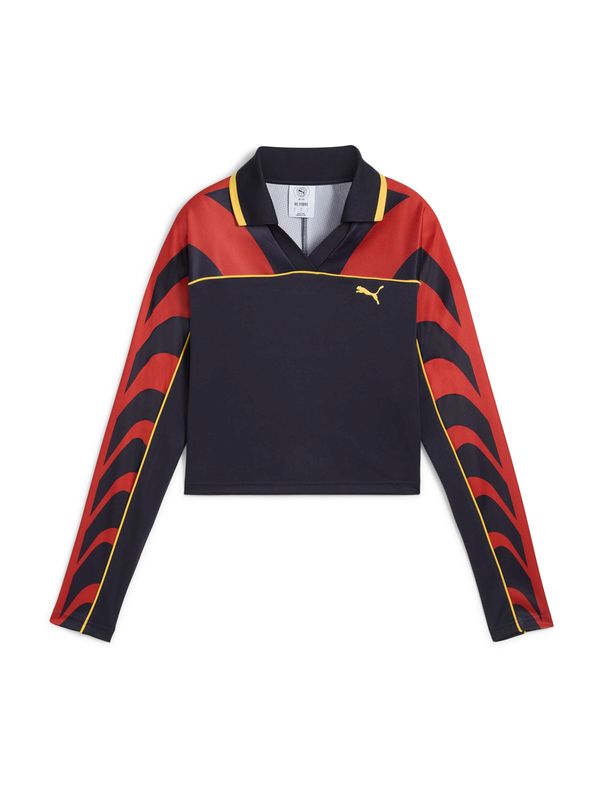 PUMA PUMA Funkcionalna majica 'ROAD TO UNITY'  mornarska / rumena / rdeča
