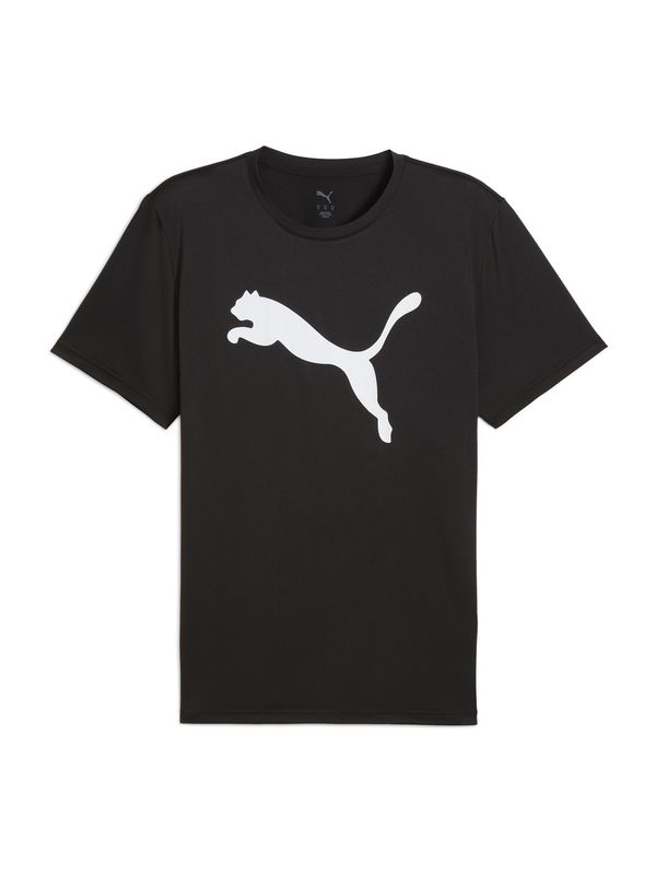 PUMA PUMA Funkcionalna majica 'TAD ESSENTIALS'  črna / bela