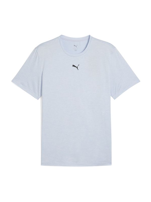 PUMA PUMA Funkcionalna majica 'TAD ESSENTIALS'  pastelno modra / črna