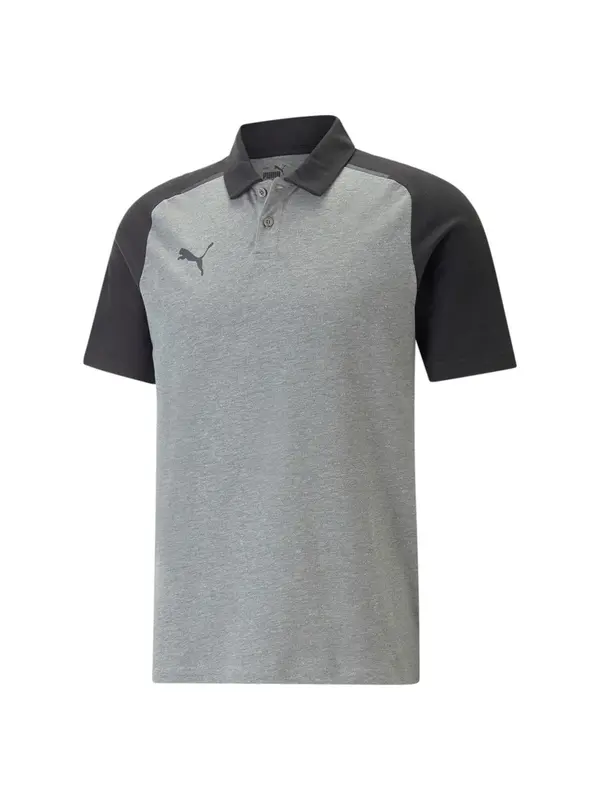 PUMA PUMA Funkcionalna majica 'Team Cup'  pegasto siva / črna