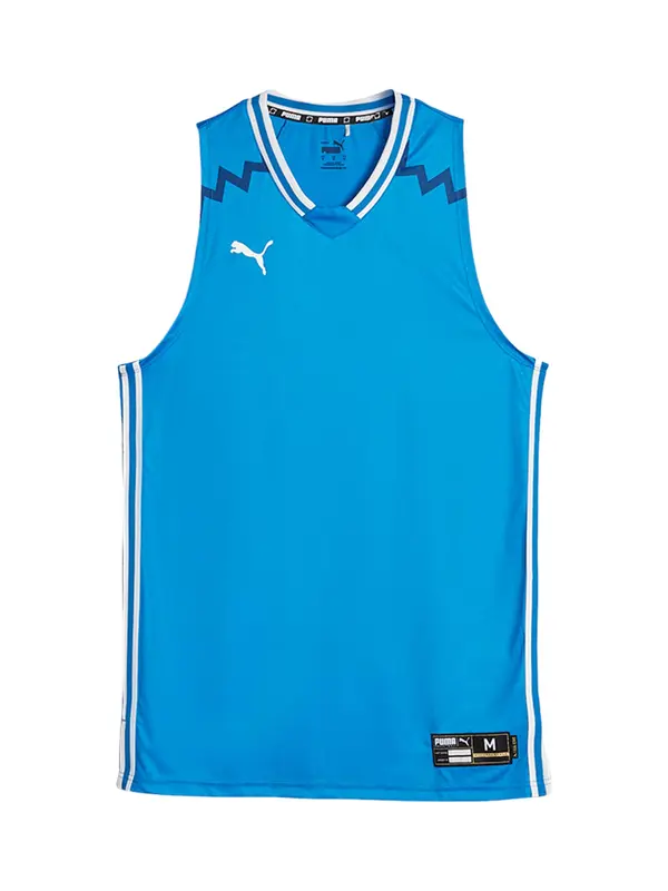 PUMA PUMA Funkcionalna majica 'Team Game'  modra / črna / bela