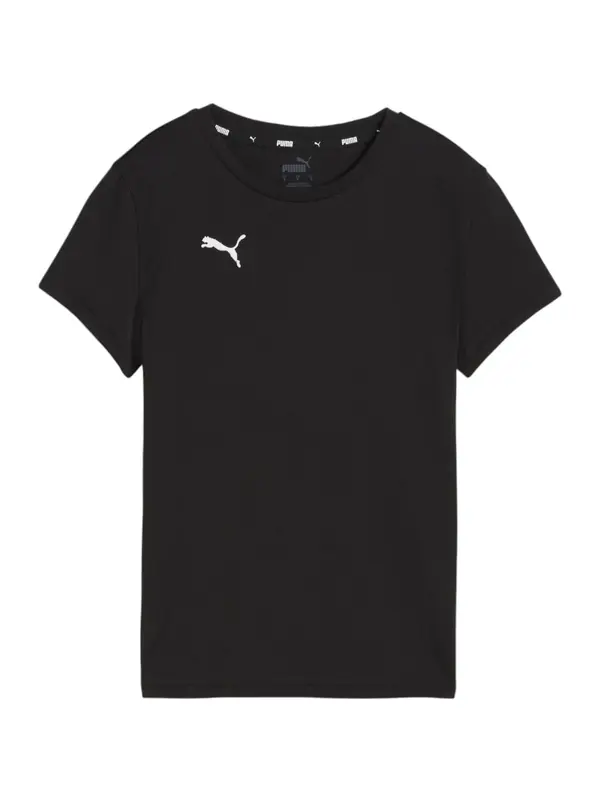 PUMA PUMA Funkcionalna majica 'Team Goal'  črna / bela