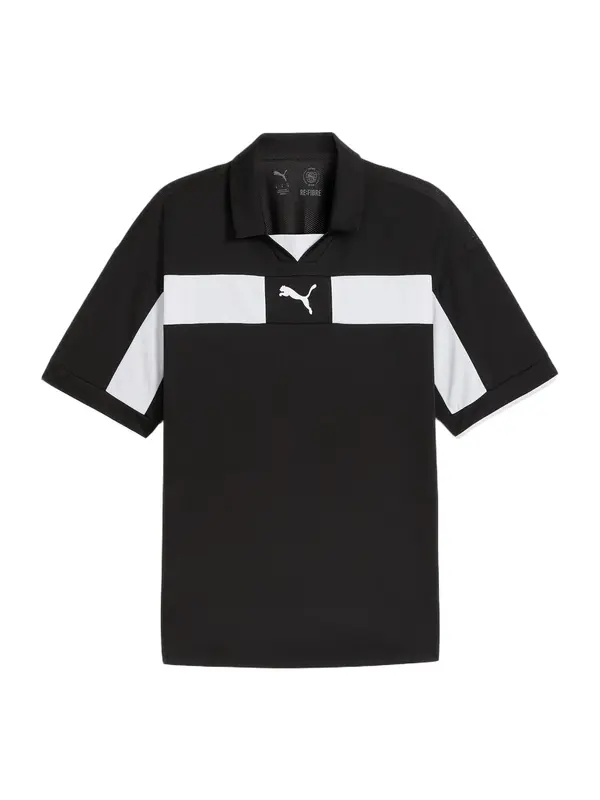 PUMA PUMA Funkcionalna majica 'TeamClassic'  črna / bela