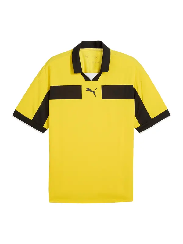 PUMA PUMA Funkcionalna majica 'TeamClassic'  rumena / črna