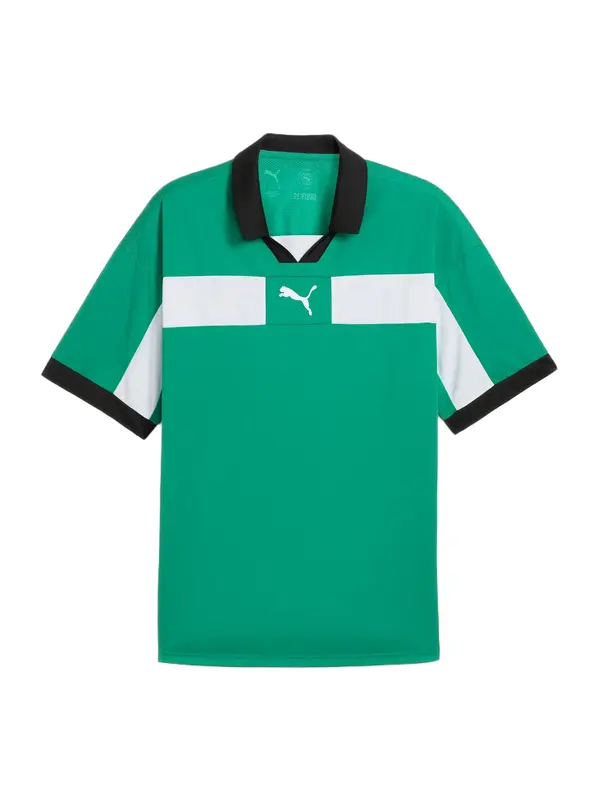 PUMA PUMA Funkcionalna majica 'TeamClassic'  zelena / črna / bela