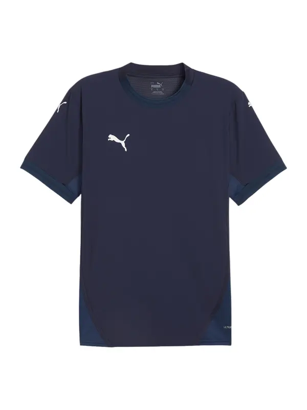 PUMA PUMA Funkcionalna majica 'TeamFinal'  marine / mornarska / bela