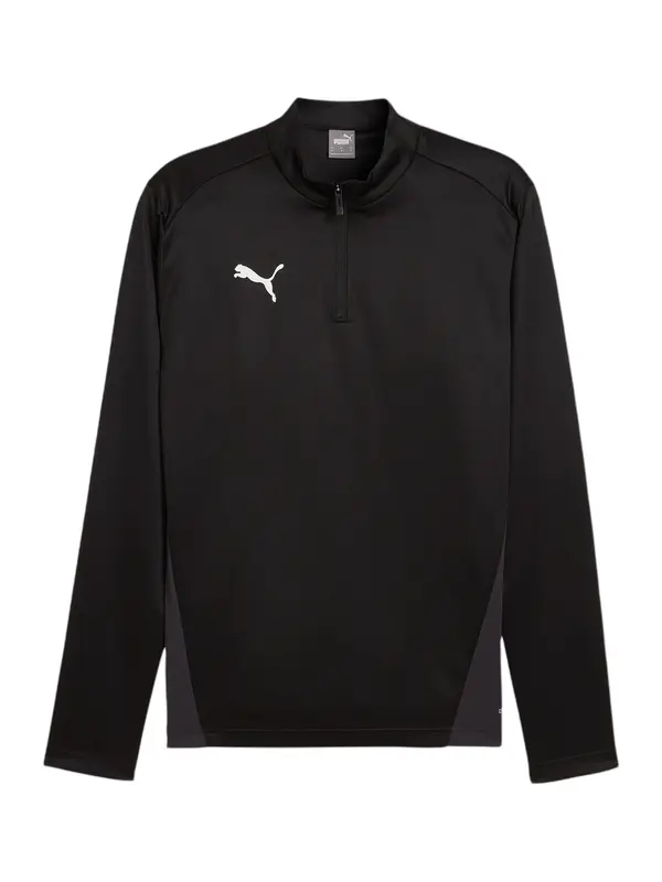 PUMA PUMA Funkcionalna majica 'TeamGoal'  črna / bela