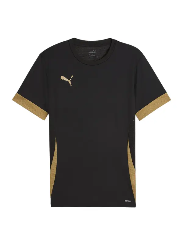 PUMA PUMA Funkcionalna majica 'TeamGoal Matchday'  gorčica / črna