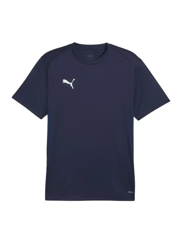 PUMA PUMA Funkcionalna majica 'TeamGOAL'  mornarska / bela