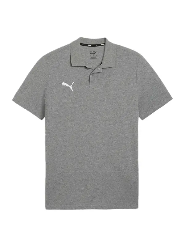 PUMA PUMA Funkcionalna majica 'TeamGoal'  pegasto siva / bela