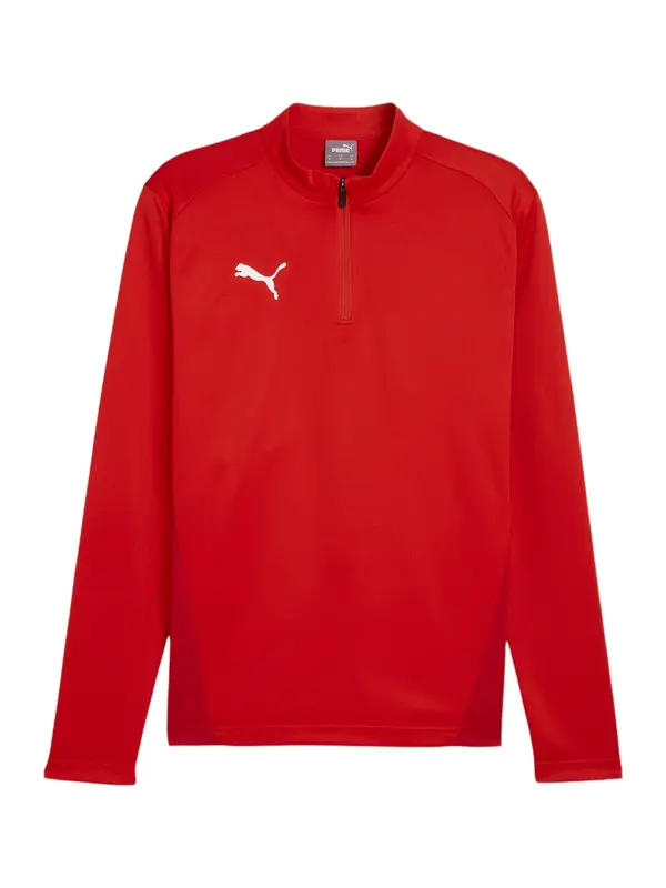 PUMA PUMA Funkcionalna majica 'TeamGoal'  rdeča / bela