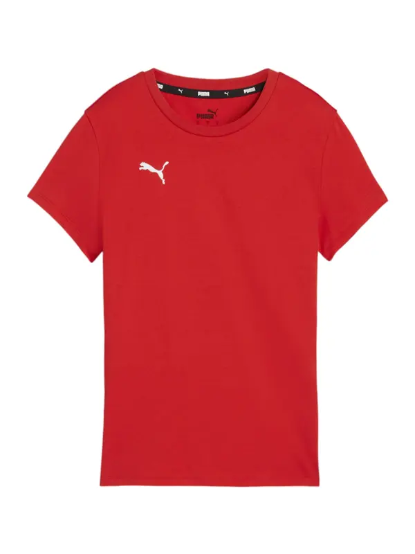PUMA PUMA Funkcionalna majica 'TeamGoal'  rdeča / bela