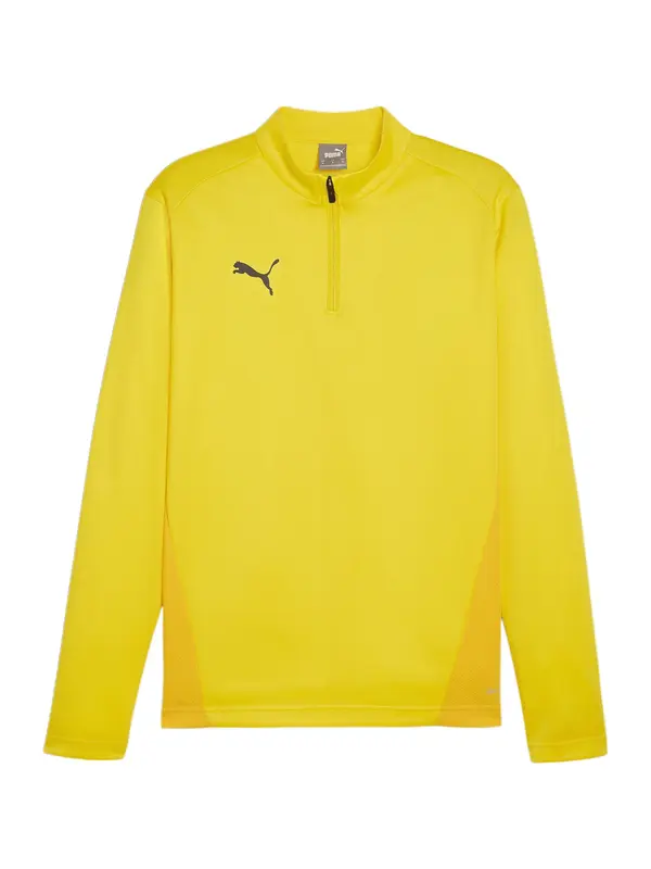 PUMA PUMA Funkcionalna majica 'TeamGoal'  rumena / kari / črna