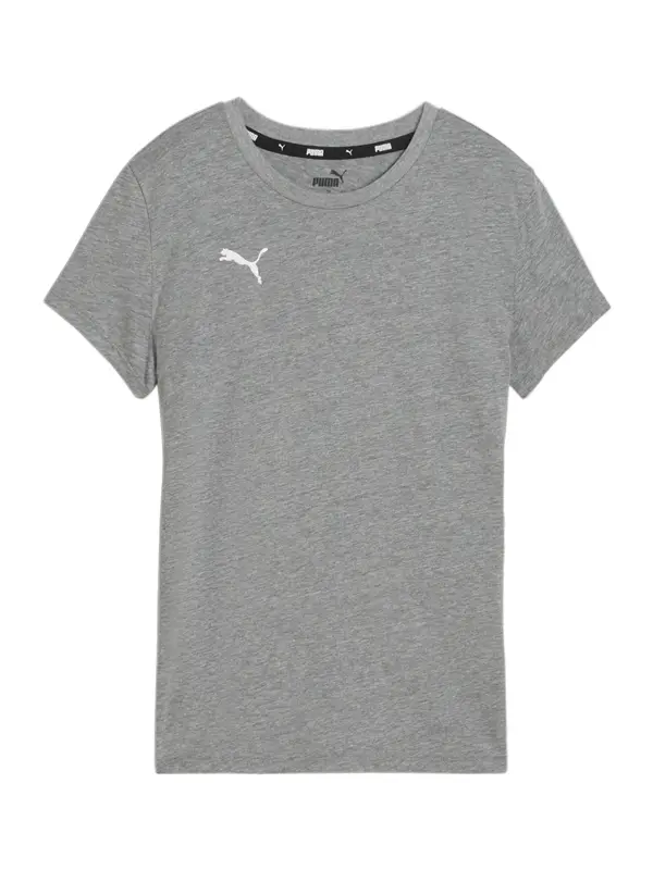 PUMA PUMA Funkcionalna majica 'TeamGOAL'  siva / bela