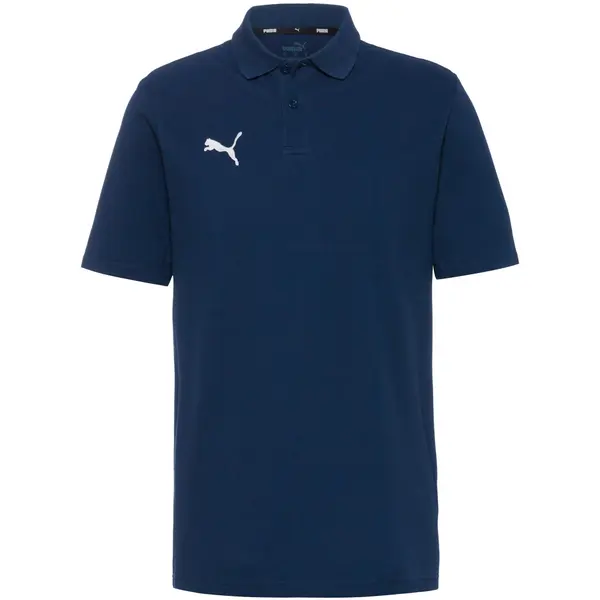 PUMA PUMA Funkcionalna majica 'TeamGoal'  temno modra / bela