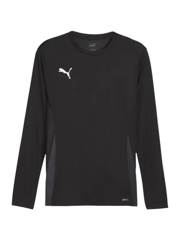 PUMA PUMA Funkcionalna majica 'teamGOAL'  temno siva / črna / bela