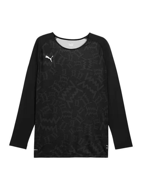 PUMA PUMA Funkcionalna majica 'Teamjaws'  antracit / črna