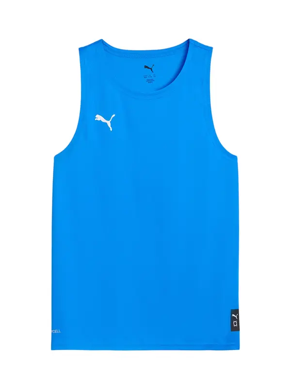 PUMA PUMA Funkcionalna majica 'Teamjaws Starter'  modra / bela