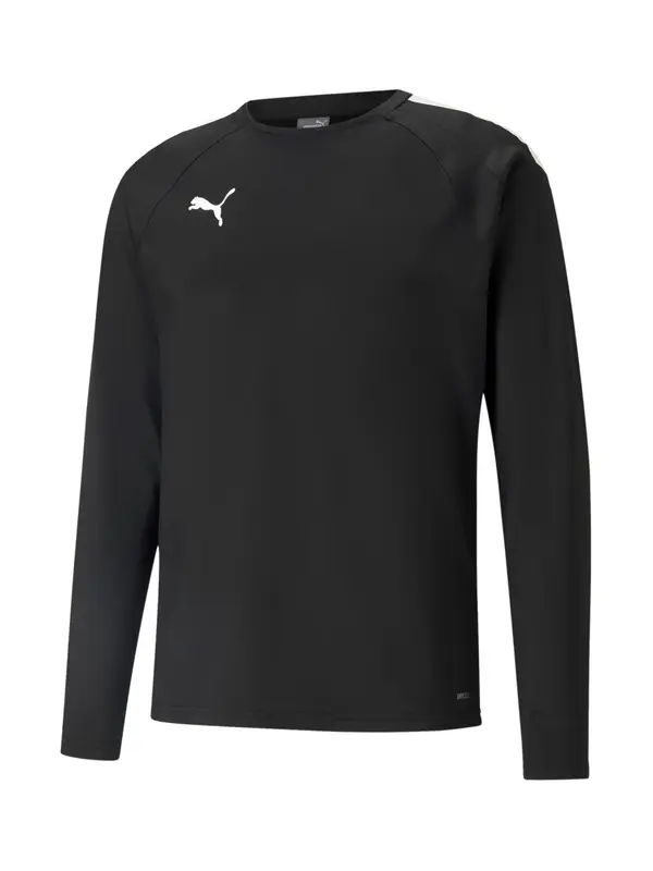 PUMA PUMA Funkcionalna majica 'TeamLiga'  črna / bela