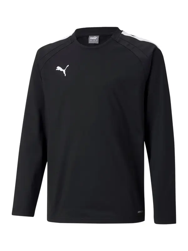 PUMA PUMA Funkcionalna majica 'TeamLiga'  črna / bela