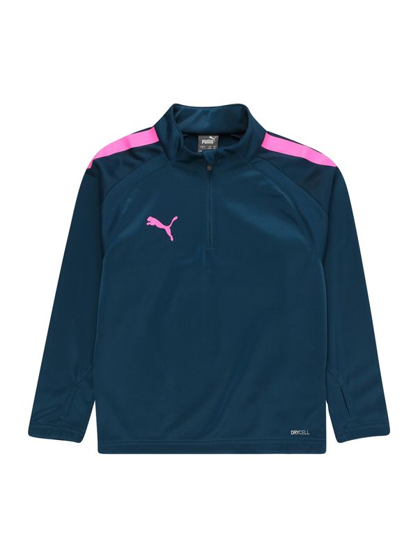 PUMA PUMA Funkcionalna majica 'TeamLiga'  temno modra / roza