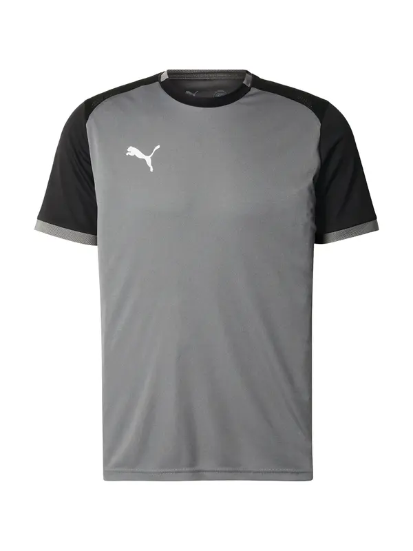 PUMA PUMA Funkcionalna majica 'TeamLIGA26 Matchday'  temno siva / črna / bela