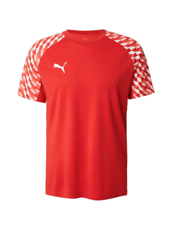 PUMA PUMA Funkcionalna majica 'TeamLiga26'  rdeča / ognjeno rdeča / bela