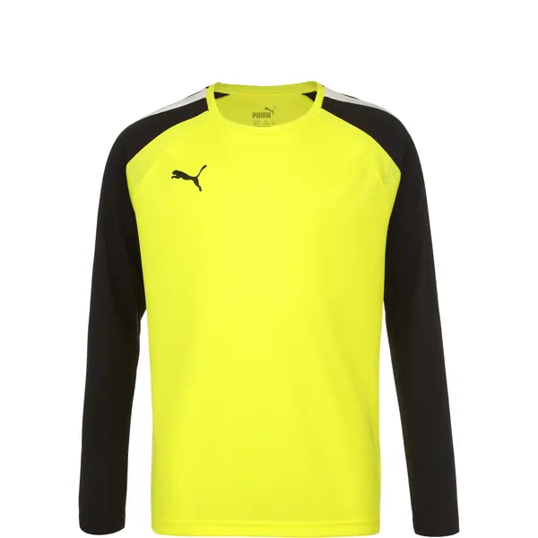 PUMA PUMA Funkcionalna majica 'Teampacer'  neonsko rumena / črna