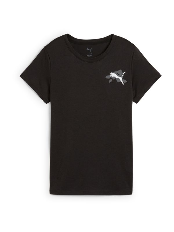 PUMA PUMA Funkcionalna majica  temno siva / črna / bela