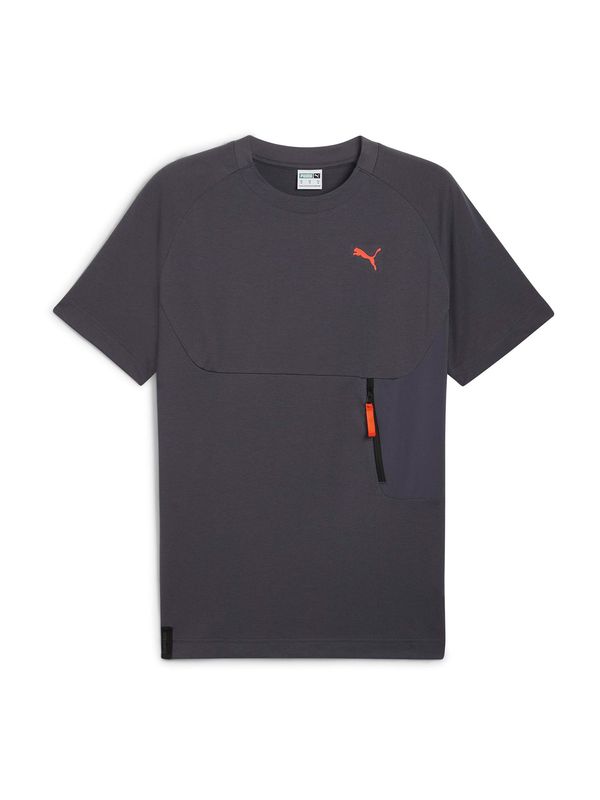 PUMA PUMA Funkcionalna majica  temno siva / oranžna