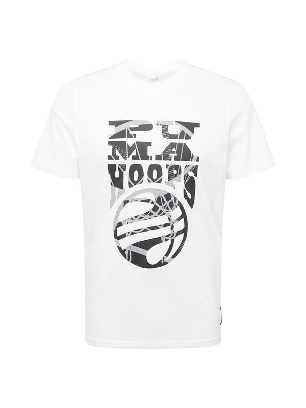 PUMA PUMA Funkcionalna majica 'The Hooper 1'  siva / črna / bela