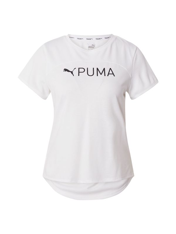 PUMA PUMA Funkcionalna majica 'Ultrabreathe'  črna / bela