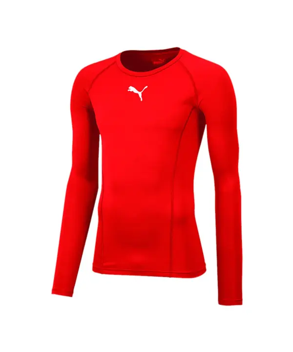 PUMA PUMA Funkcionalna majica  živo rdeča / bela