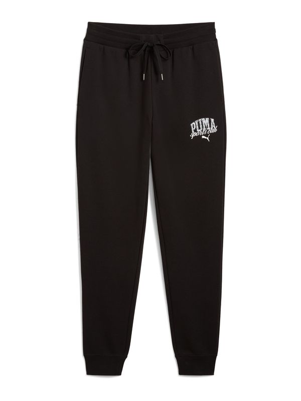 PUMA PUMA Hlače 'CLASS'  črna / bela