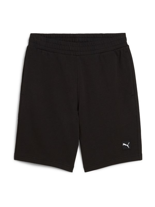 PUMA PUMA Hlače 'ESS'  črna / bela