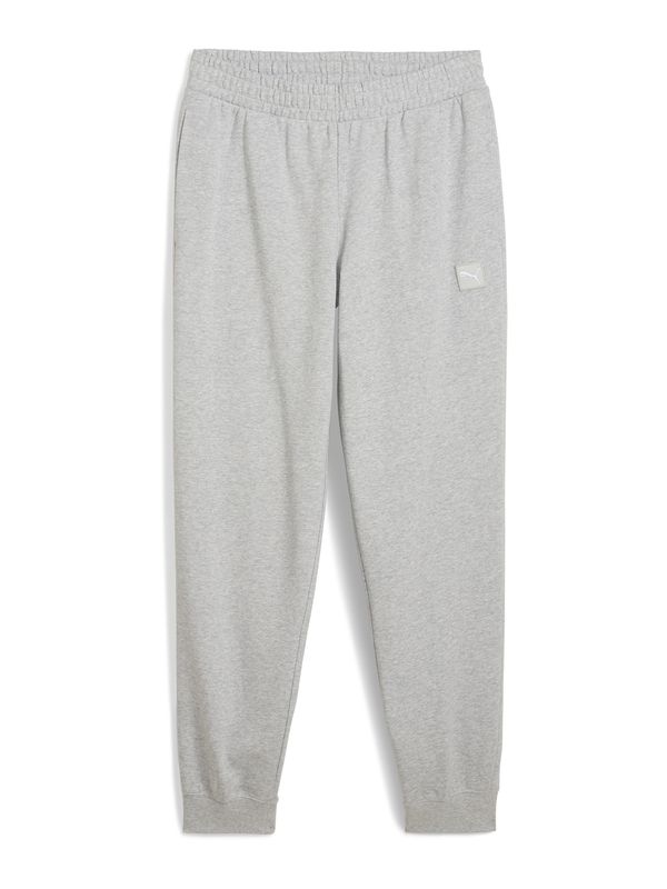 PUMA PUMA Hlače 'ESS ELEVATED'  pegasto siva