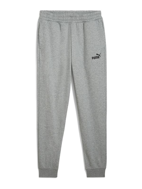 PUMA PUMA Hlače 'ESS No. 1'  kamen / črna