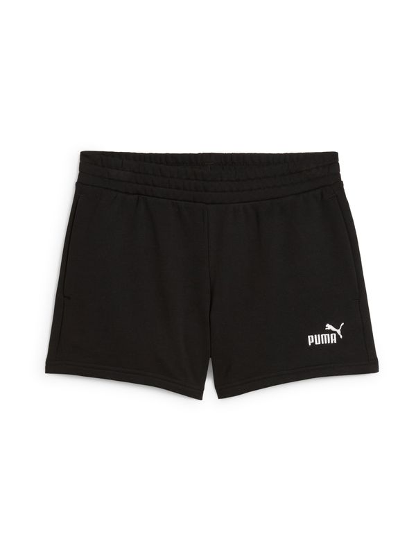 PUMA PUMA Hlače 'ESS Small No. 1'  črna / bela