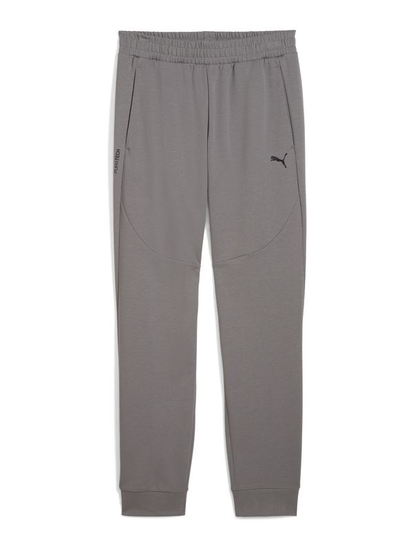 PUMA PUMA Hlače 'PUMATECH'  kamen / črna