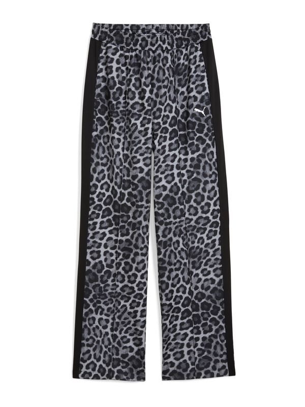 PUMA PUMA Hlače 'T7'  siva / temno siva / črna