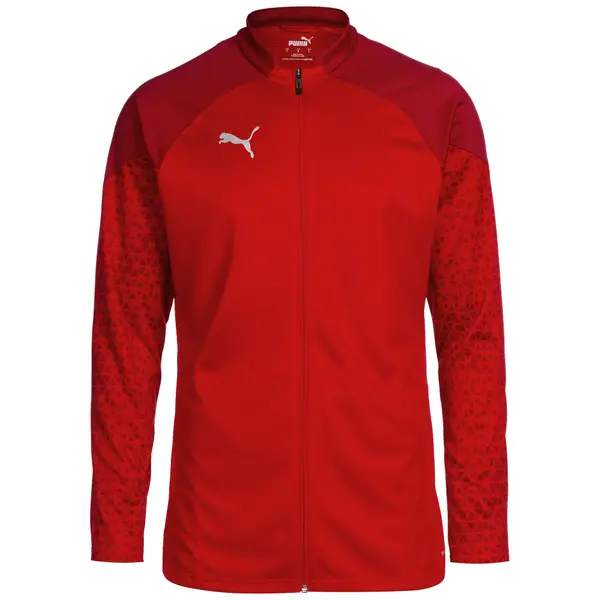 PUMA PUMA Jakna za trening  rdeča / bela