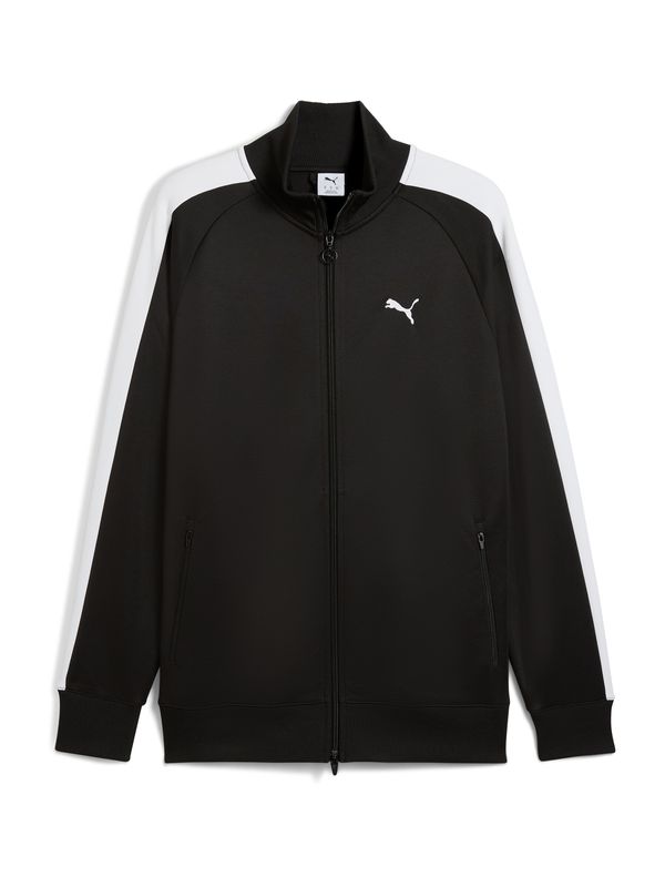 PUMA PUMA Jakna za trening 'T7 ALWAYS ON'  črna / bela