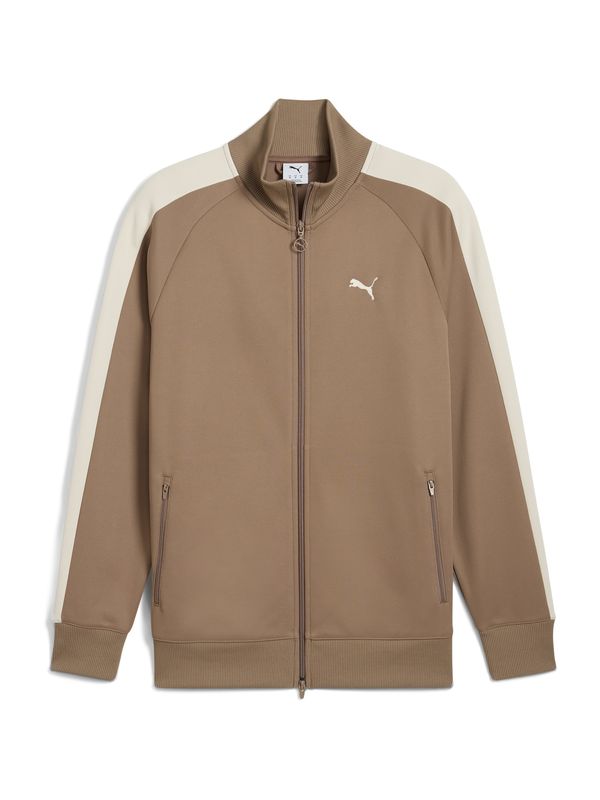 PUMA PUMA Jakna za trening 'T7 ALWAYS ON'  temno siva / bela