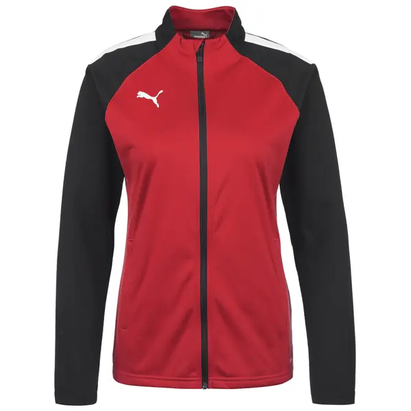 PUMA PUMA Jakna za trening 'Team Liga'  temno rdeča / bela