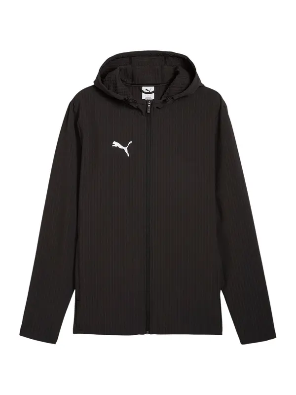 PUMA PUMA Jakna za trening 'TeamAdditions'  črna / bela