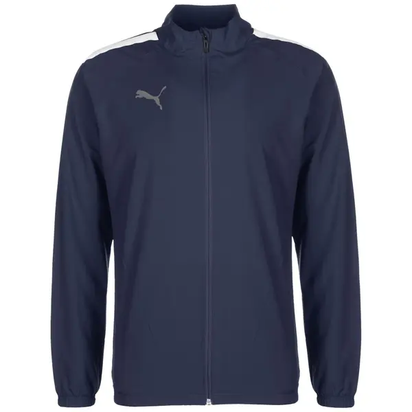 PUMA PUMA Jakna za trening 'TeamLiga'  mornarska / siva / bela