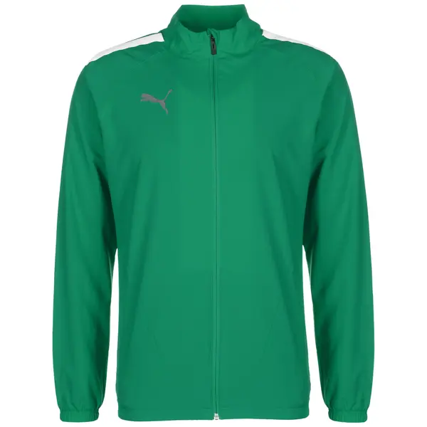 PUMA PUMA Jakna za trening 'TeamLiga'  siva / zelena / bela