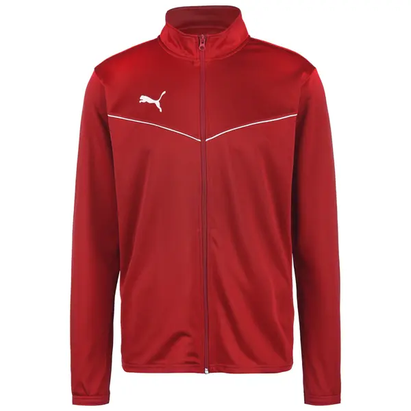 PUMA PUMA Jakna za trening 'TeamRise'  rdeča / bela